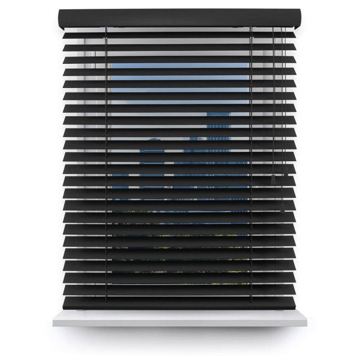 Żaluzja drewniana 50mm grafitowy