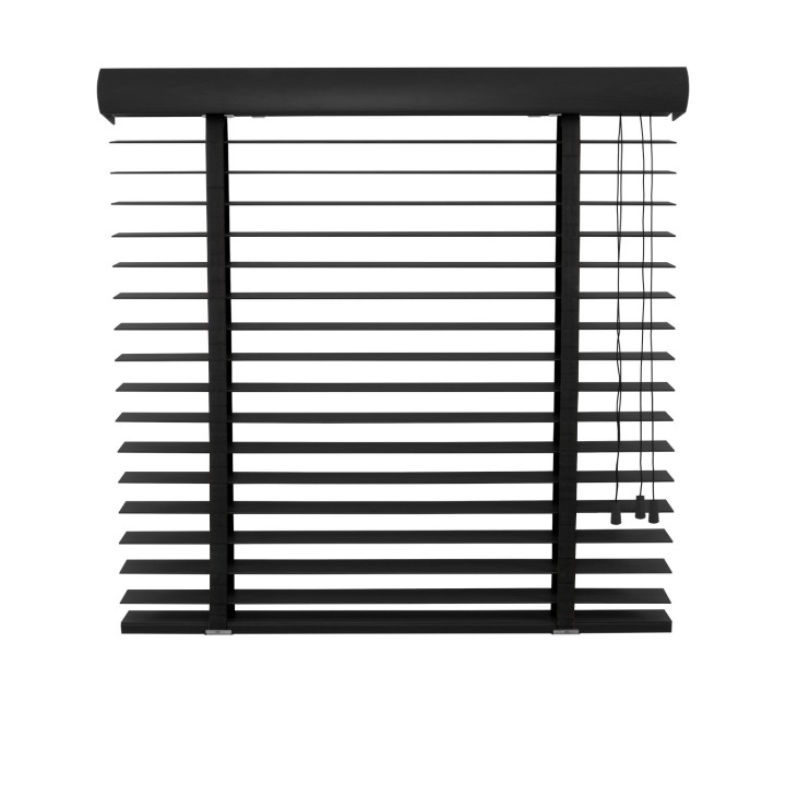 Żaluzja drewniana 50mm grafitowy