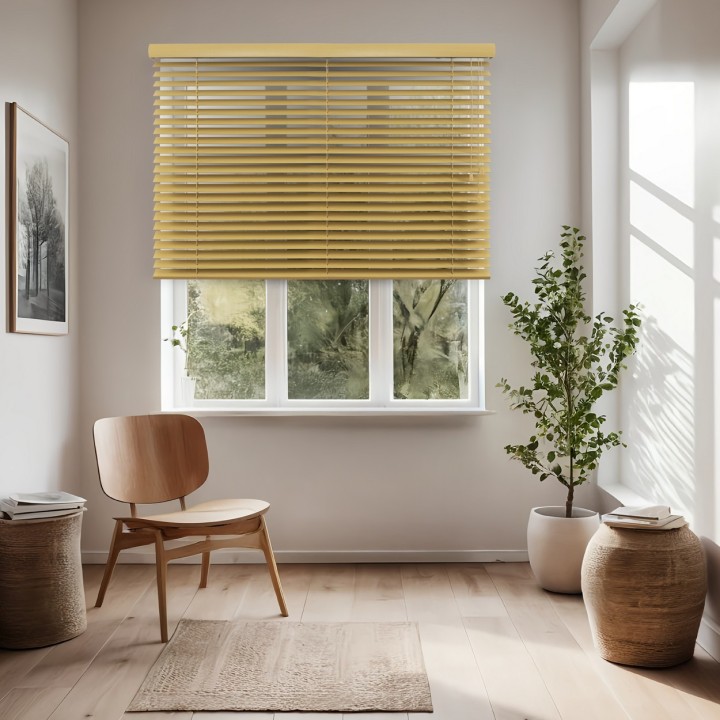 Żaluzja drewniana 50mm natural