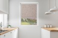 Roller blind in PVC cassette with a guide Borneo brown 104