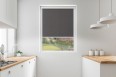 Roller blind in PVC cassette with a guide grafit 537