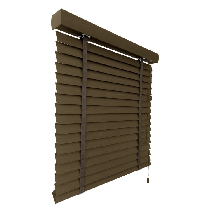 Żaluzja drewniana 50mm orzech