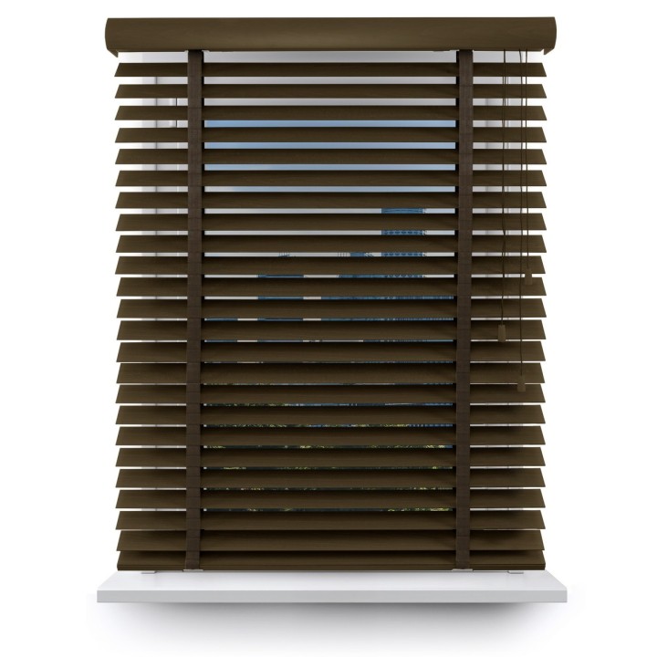 Żaluzja drewniana 50mm orzech