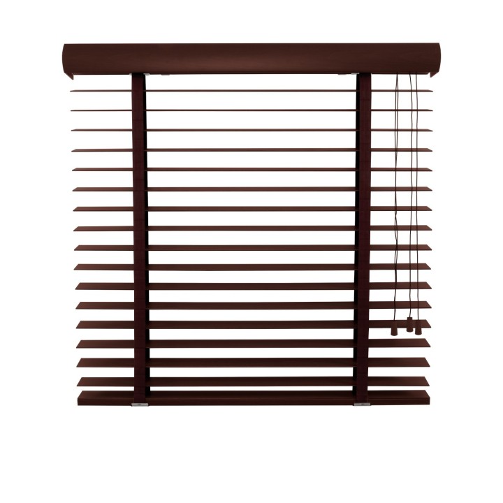 Żaluzja drewniana 50mm machoń