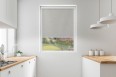 Blackout roller blind in PVC cassette with a guide gołębi 064