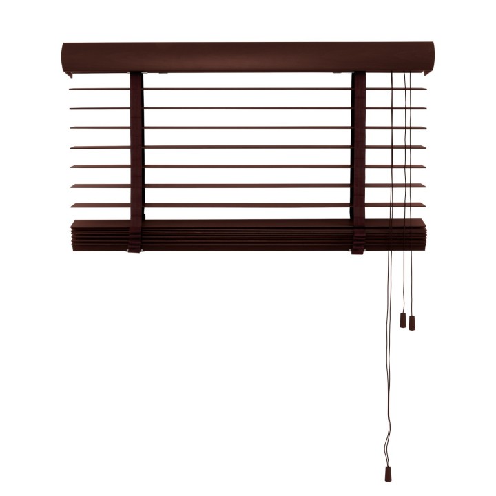 Żaluzja drewniana 50mm machoń