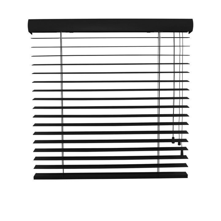 Żaluzja drewniana 50mm czarny