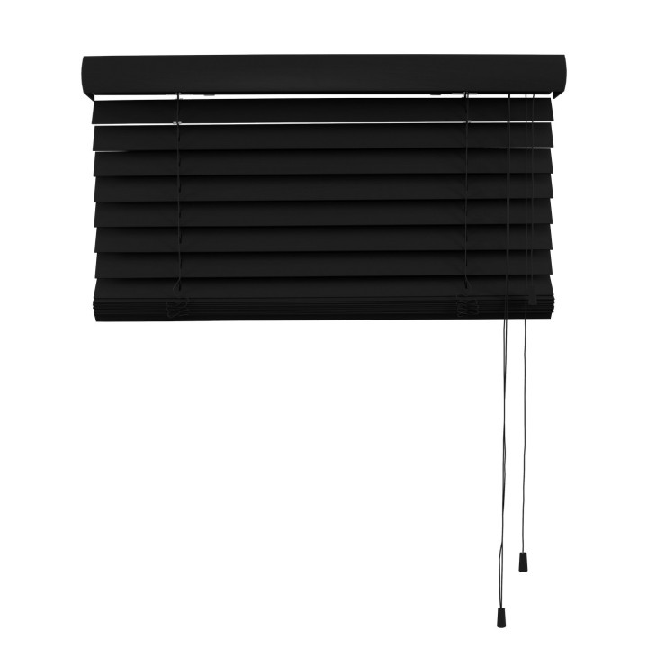 Żaluzja drewniana 50mm czarny