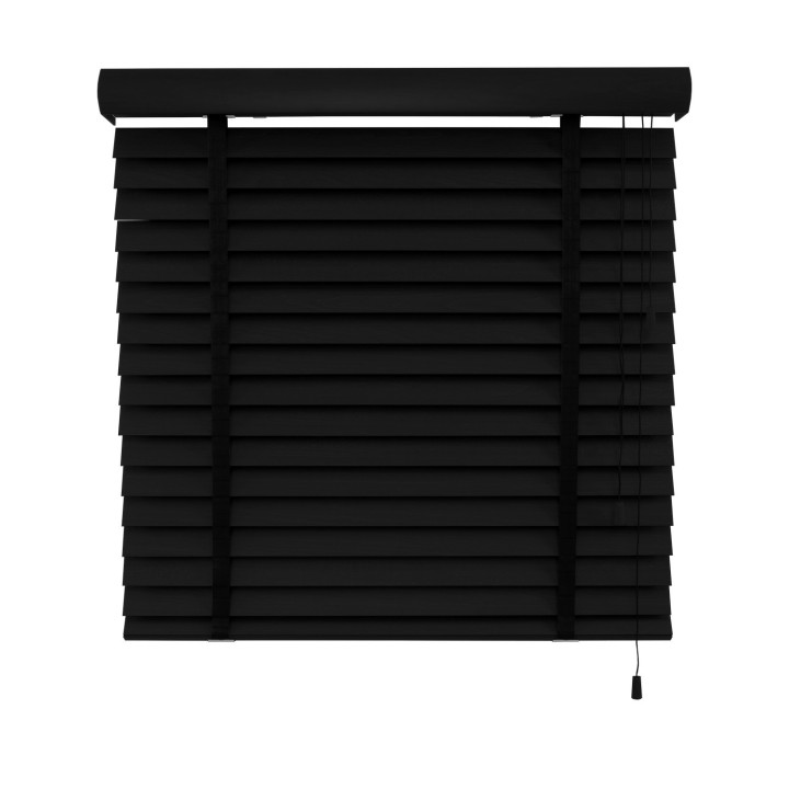 Żaluzja drewniana 50mm czarny