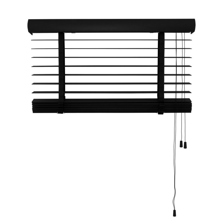 Żaluzja drewniana 50mm czarny