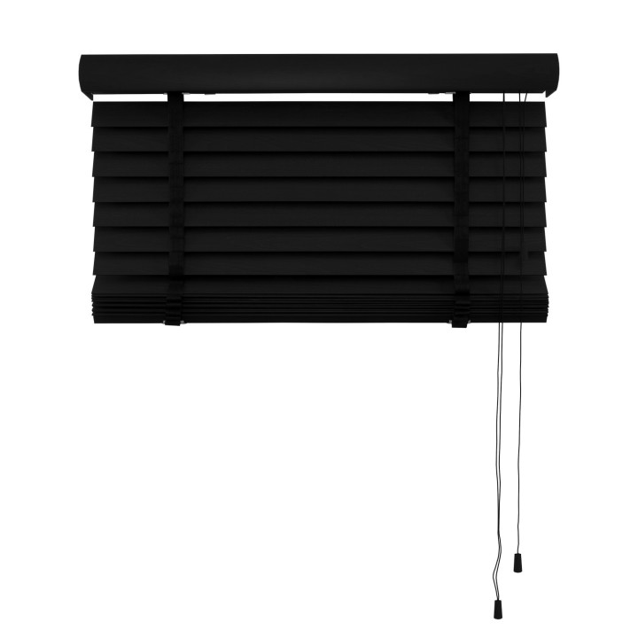 Żaluzja drewniana 50mm czarny