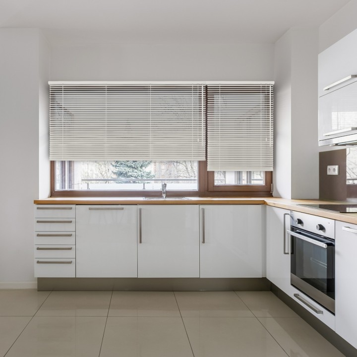 Żaluzja bambusowa 25mm biały