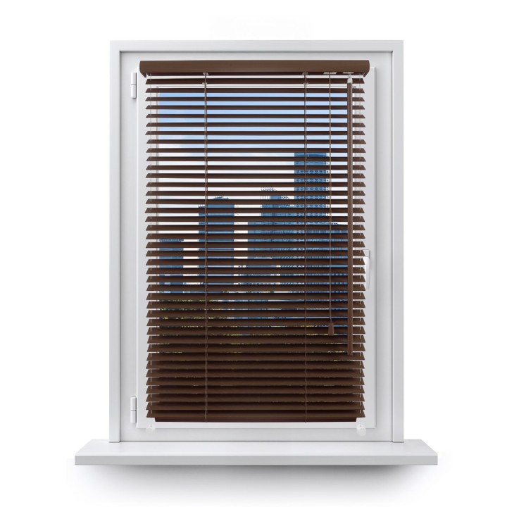 Żaluzja bambusowa 25mm ciemny orzech