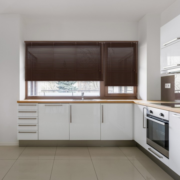 Żaluzja bambusowa 25mm ciemny orzech