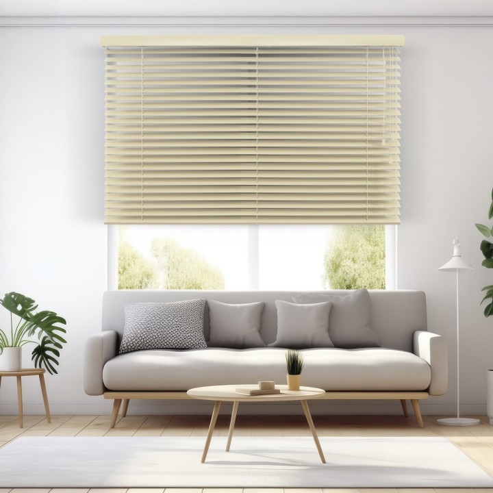 Żaluzja bambusowa 50mm ecru