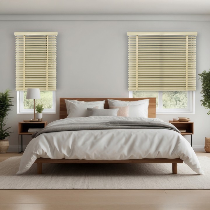 Żaluzja bambusowa 50mm ecru