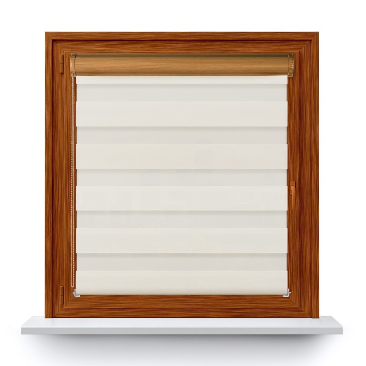 Roleta w kasecie PCV Dzień Noc Przyciemniająca Bahama XV bez prowadnic Kremowa Bh1508