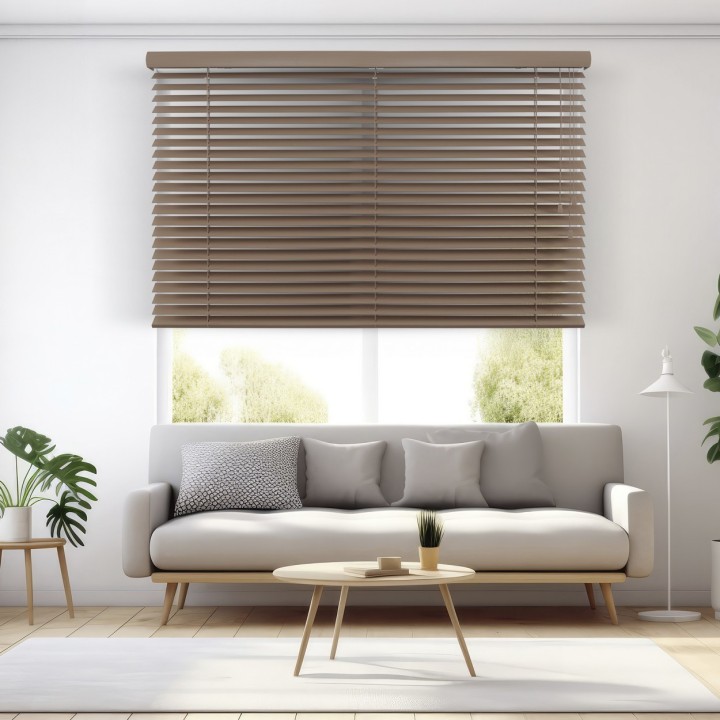 Żaluzja bambusowa 50mm kawa