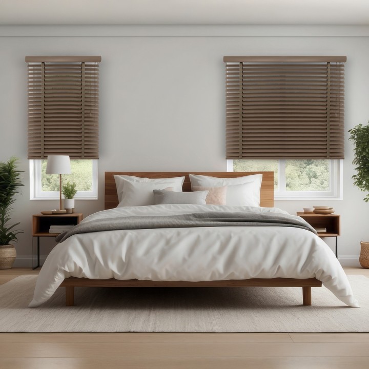 Żaluzja bambusowa 50mm kawa