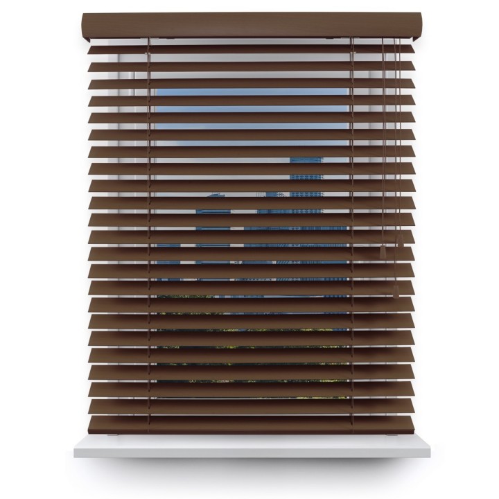 Żaluzja bambusowa 50mm ciemny orzech