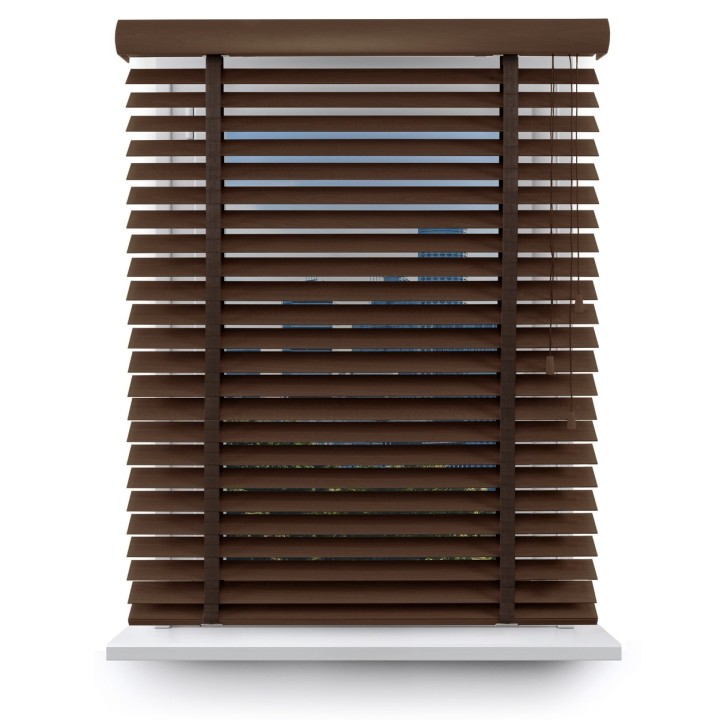 Żaluzja bambusowa 50mm ciemny orzech