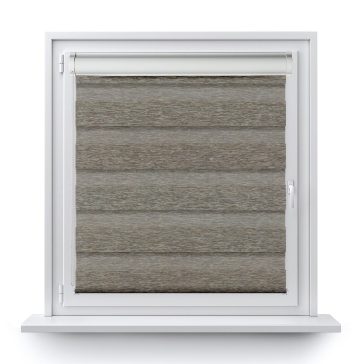 Roleta w kasecie PCV Dzień Noc Przyciemniająca Bahama XV bez prowadnic Brązowa Bh1505