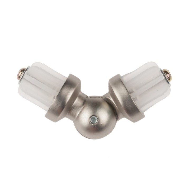 ŁĄCZNIK KĄTOWY CHROM MAT 25