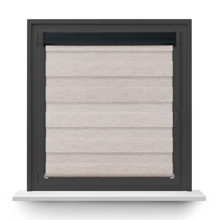 Roleta w kasecie PCV Dzień Noc Przyciemniająca Bahama XV bez prowadnic Beżowa Bh1502