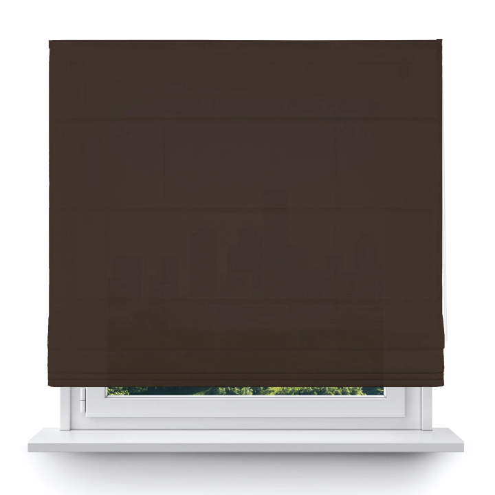 Roleta rzymska Tkanina Rzymska Przyciemniająca Rzymska Brązowa