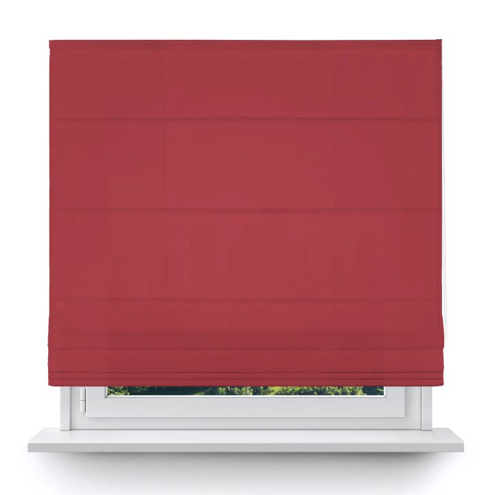 Roleta rzymska Tkanina Rzymska Przyciemniająca Rzymska Czerwona