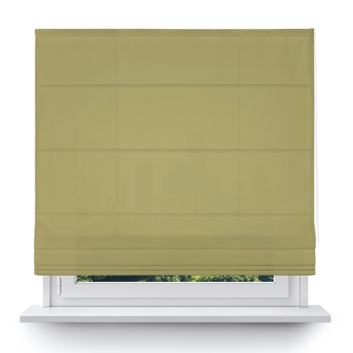 Roleta rzymska Tkanina Rzymska Przyciemniająca Rzymska Zielona