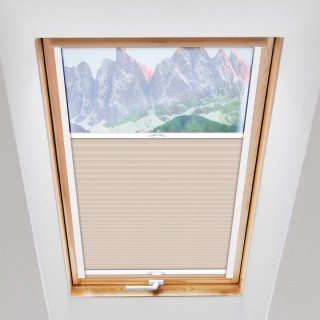 Plisa dachowa Exclusive Przyciemniająca Beżowa P6