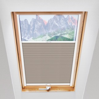 Plisa dachowa Exclusive Przyciemniająca Jasna Szara P8