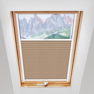 Plisa dachowa Exclusive Przyciemniająca Kremowa P7