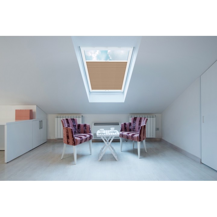 Plisa dachowa Exclusive Przyciemniająca Kremowa P7