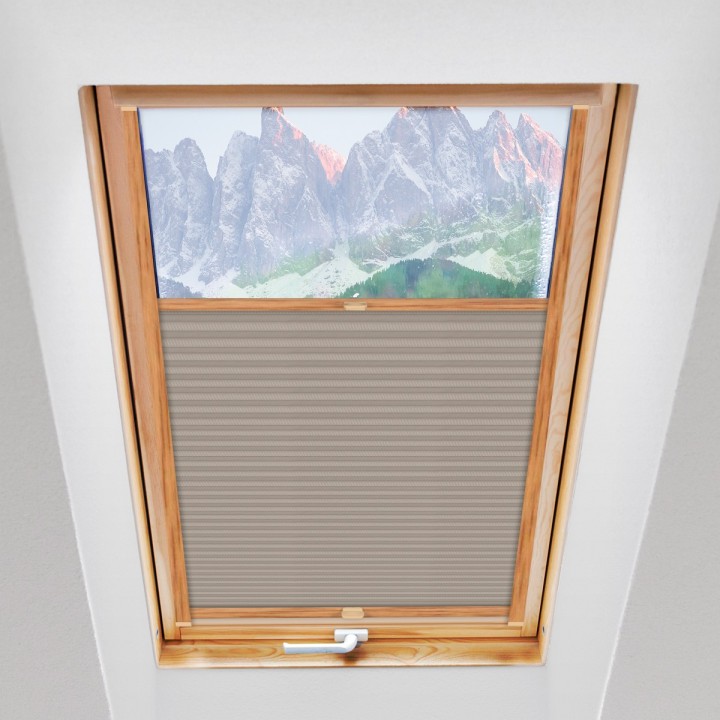 Plisa dachowa Exclusive Przyciemniająca Jasna Szara P8