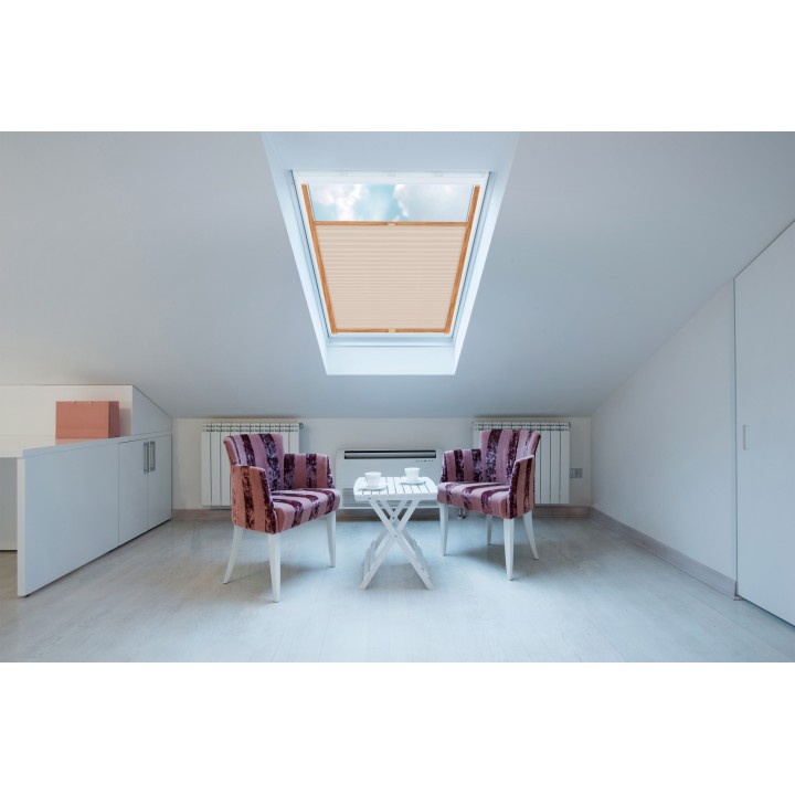 Plisa dachowa Exclusive Przyciemniająca Beżowa P6