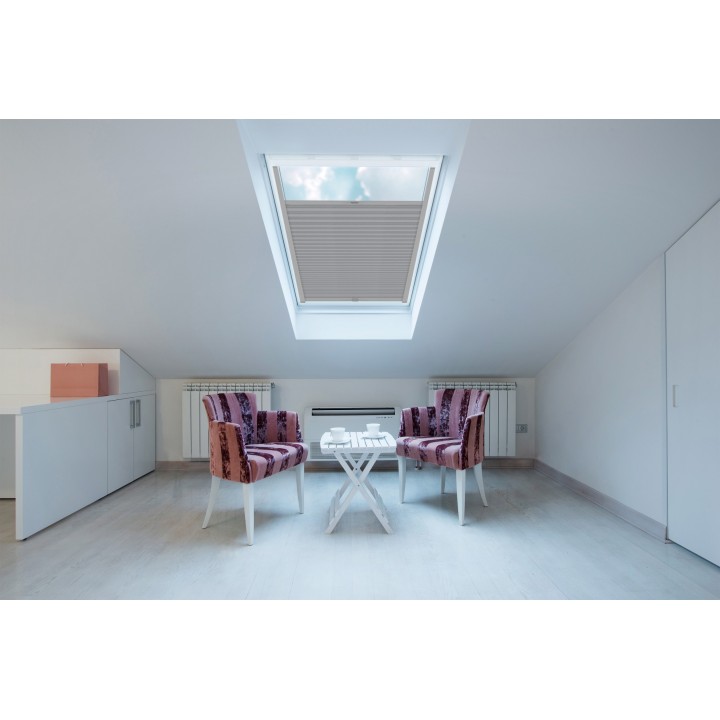 Plisa dachowa Exclusive Przyciemniająca Popielata P9