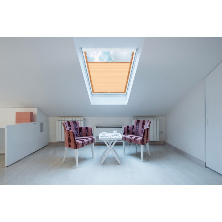 Plisa dachowa Gnieciona Przyciemniająca Beżowa 931