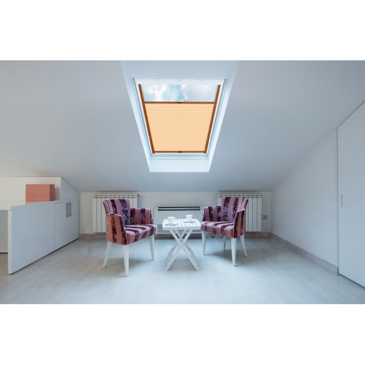 Plisa dachowa Gnieciona Przyciemniająca Beżowa 931