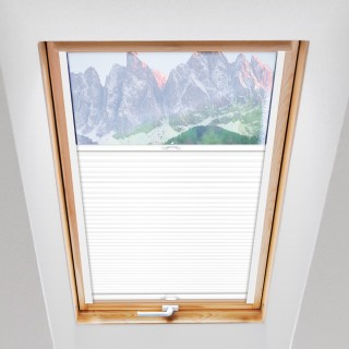 Plisa dachowa Basic Premium Przyciemniająca Biała 116