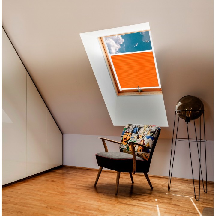 Plisa dachowa Basic Premium Przyciemniająca Pomarańczowa 108