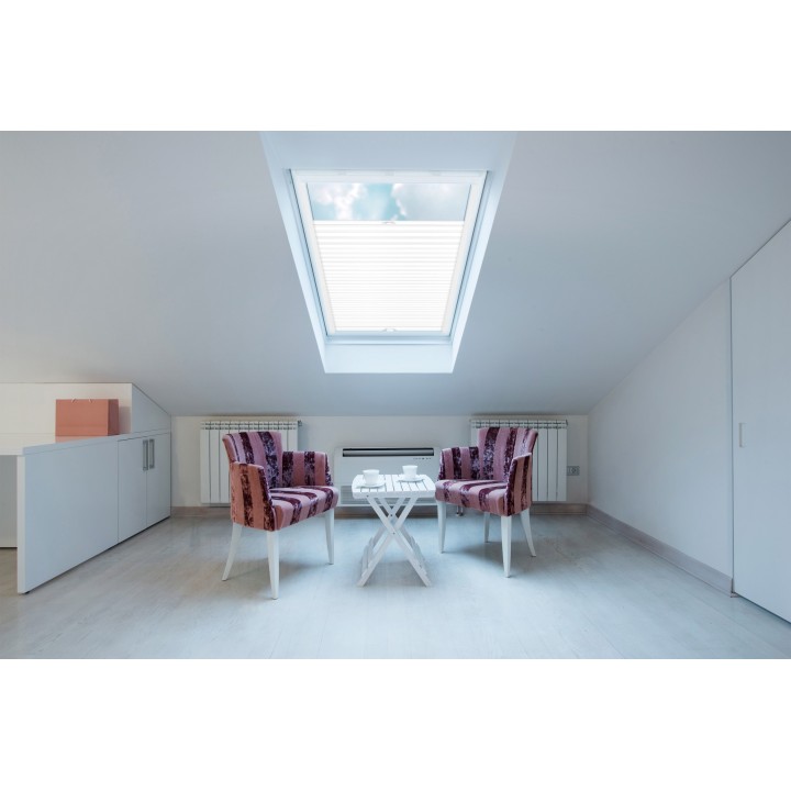 Plisa dachowa Basic Premium Przyciemniająca Biała 116