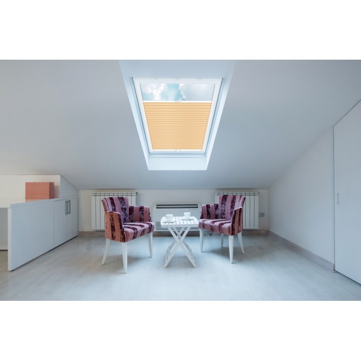 Plisa dachowa Basic Premium Przyciemniająca Żółta 107