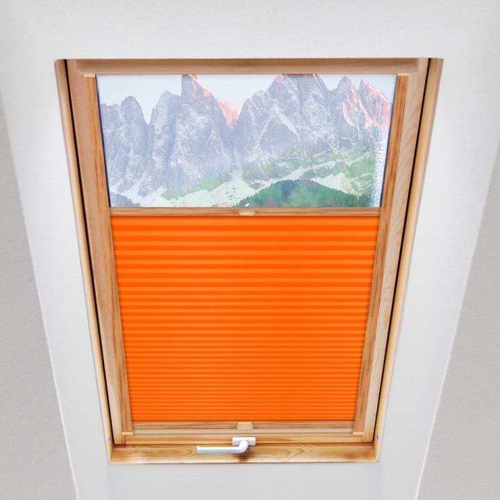 Plisa dachowa Basic Premium Przyciemniająca Pomarańczowa 108