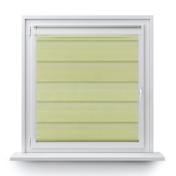 Roleta w kasecie PCV Dzień Noc Przyciemniająca Bahama XXIII z prowadnicą Zielona Bh2306