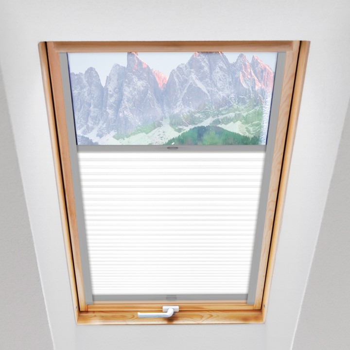 Plisa dachowa Basic Premium Przyciemniająca Biała 116