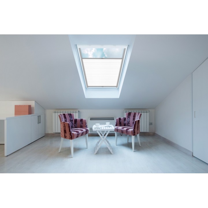 Plisa dachowa Basic Premium Przyciemniająca Biała 116