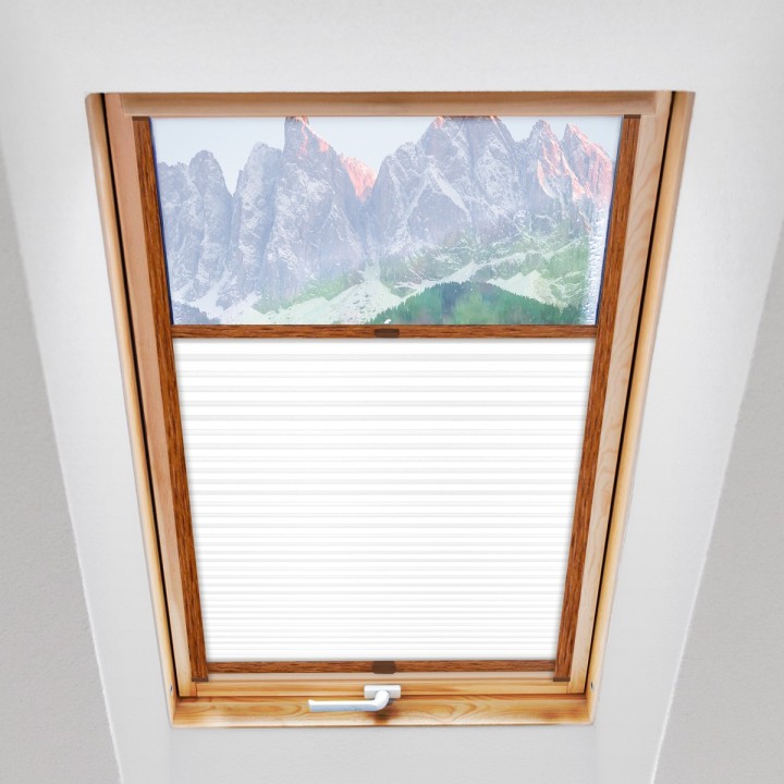 Plisa dachowa Basic Premium Przyciemniająca Biała 116