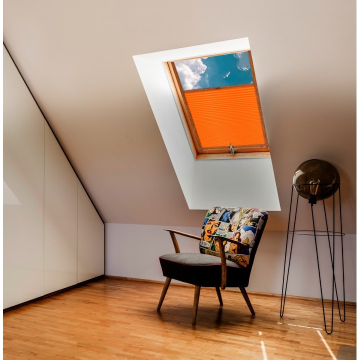 Plisa dachowa Basic Premium Przyciemniająca Pomarańczowa 108